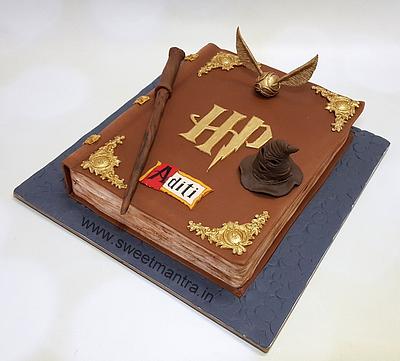 Harry Potter book cake - Cake by Sweet Mantra Homemade Customized Cakes Pune