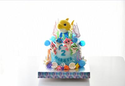 baby shark cake - Cake by OxanaS