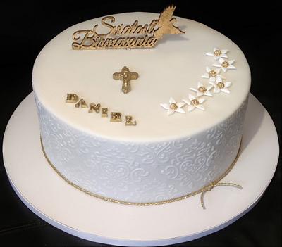 sacrament of confirmation - Cake by OSLAVKA