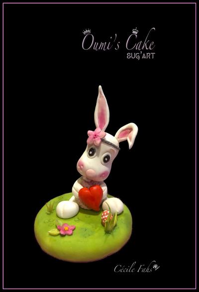 Easter Bunny - Cake by Cécile Fahs