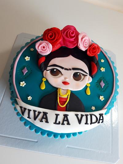 Frida Khalo " Viva la Vida" cake - Cake by Cristina Arévalo- The Art Cake Experience