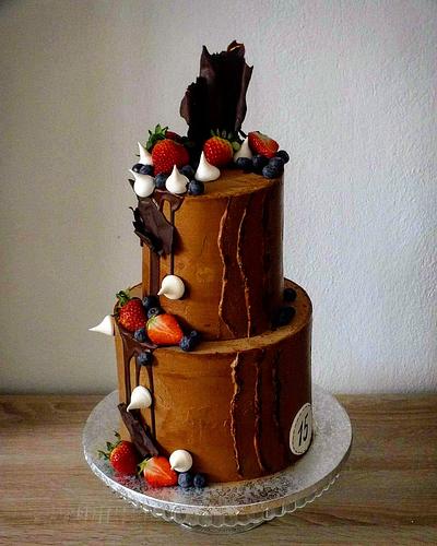 Chocolate cake - Cake by Janeta Kullová