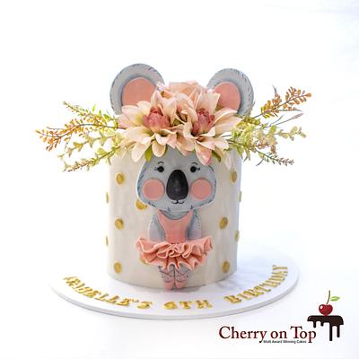  Koala Ballerina Cake - Cake by Cherry on Top Cakes