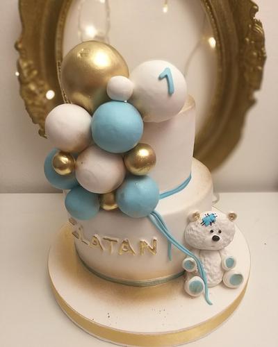 Bear ballon cake - Cake by AzraTorte