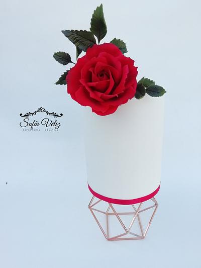 Roses Red - Cake by Sofia veliz