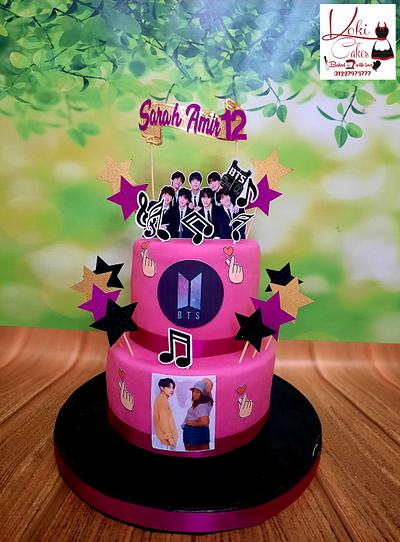 "BTS music team cake" - Cake by Noha Sami