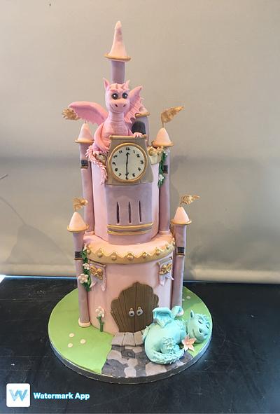 Happy sleepy dragon cake - Cake by Jollyjilly