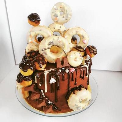 Donut cake  - Cake by Desislavako