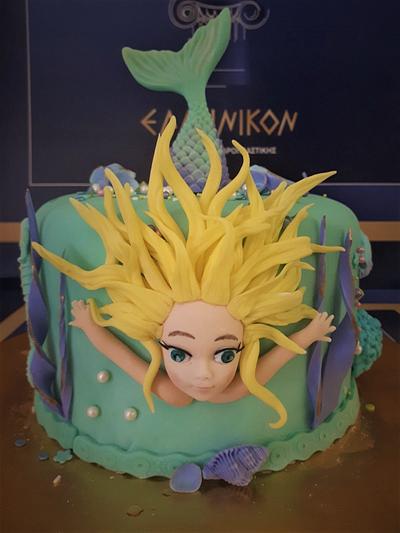 Mermaid - Cake by Tzortzia