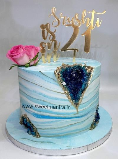 Geode cake - Cake by Sweet Mantra Homemade Customized Cakes Pune