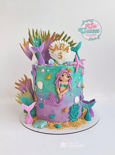 Mermaid cake - Cake by SoSweetbyAlaaElLithy