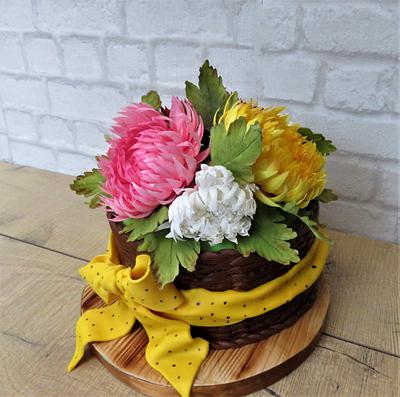 chrysanthemums - Cake by Nora Yoncheva