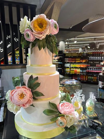Wedding cake  - Cake by rosycakedesigner