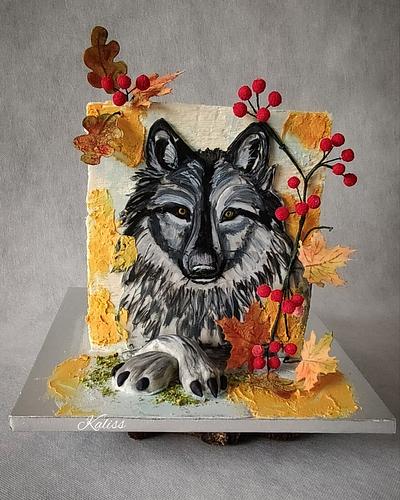 Bday Wolf - Cake by Kaliss