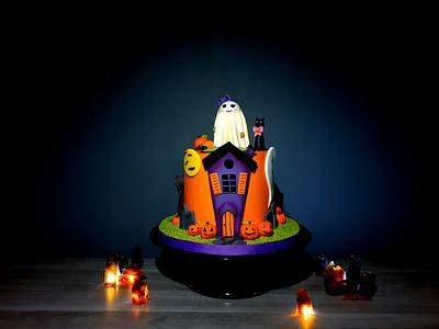 BOO the Spooky Ghost - Cake by Radoslava Kirilova (Radiki's Cakes)