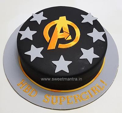 Supergirl cake - Cake by Sweet Mantra Homemade Customized Cakes Pune