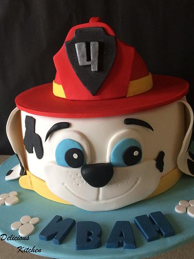 Marshall from Paw Patrol - Cake by Emily's Bakery