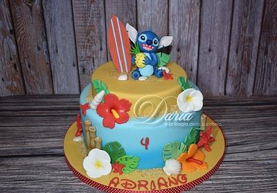 Stitch on the beach cake - Cake by Daria Albanese