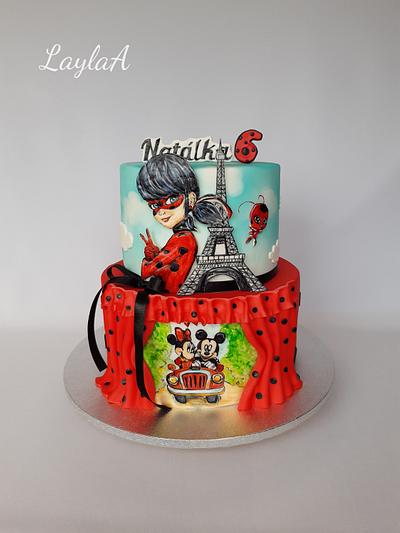 Miraculous ladybug and M&M Mouse - Cake by Layla A