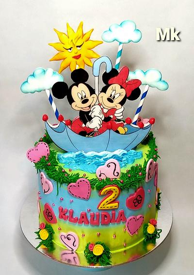 Minnie and Mickey - Cake by Marek