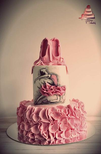 Ballerina cake - Cake by Krisztina Szalaba