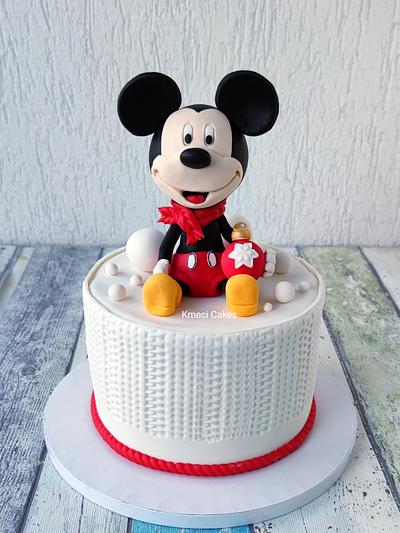 Christmas with Mickey - Cake by Kmeci Cakes 