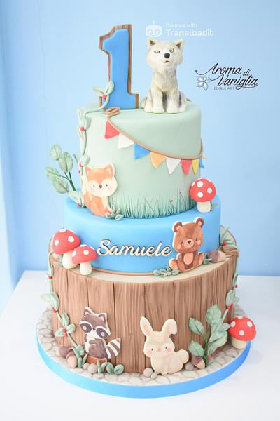 animali del bosco - Cake by aroma di vaniglia