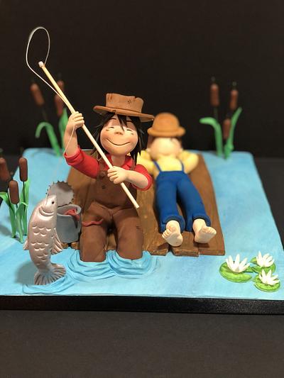 The Adventures of Tom Sawyer, for SUGAR ARTIST LEAGUE 80’s Cartoons collaboration - Cake by Patricia Alonso