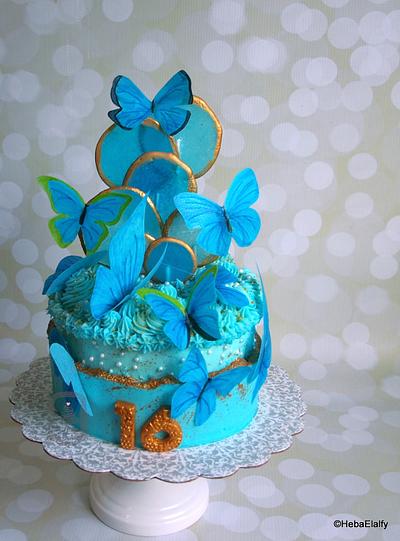 Mariam's sweet 16th birthday cake - Cake by Sweet Dreams by Heba 