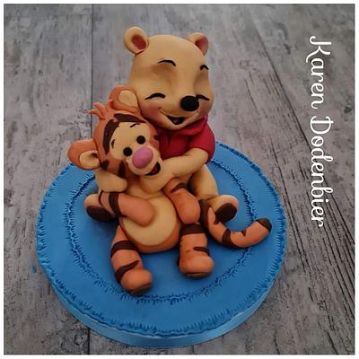 Winnie the Pooh topper  - Cake by Karen Dodenbier