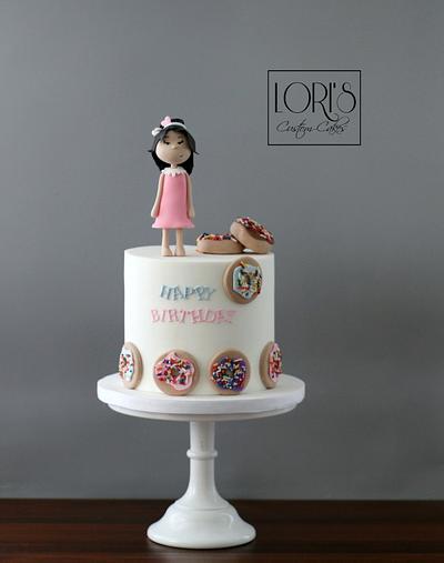 Donut lover  - Cake by Lori Mahoney (Lori's Custom Cakes) 
