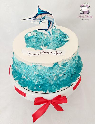 Cake whit fish - Cake by Kristina Mineva