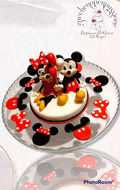 Minnie and Mickey love - Cake by zuccheroperpassione