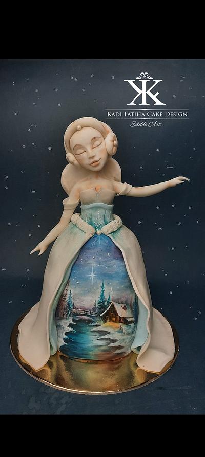 Snow queen - Cake by Fatiha Kadi