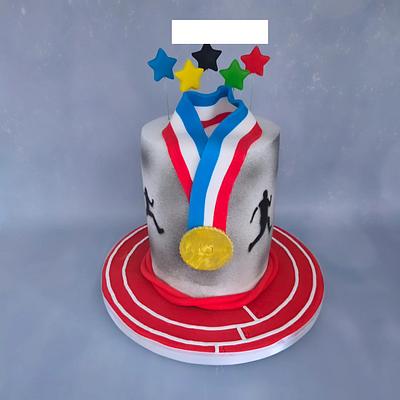 Athletics  - Cake by Joan Sweet butterfly 