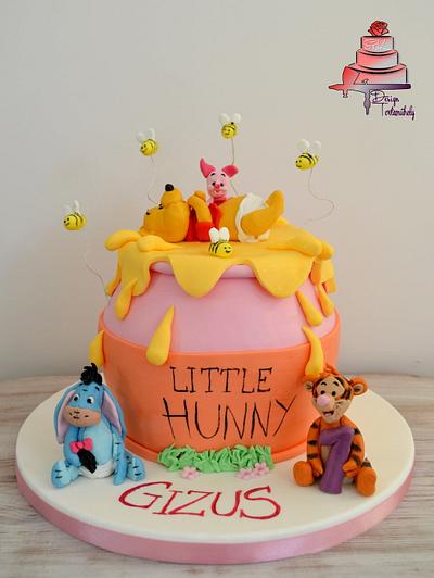 Baby Winnie The Pooh for first birthday - Cake by Krisztina Szalaba