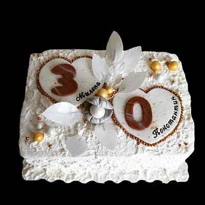 Anniversary cake - Cake by DilqnaMarinovan7vm1ksn