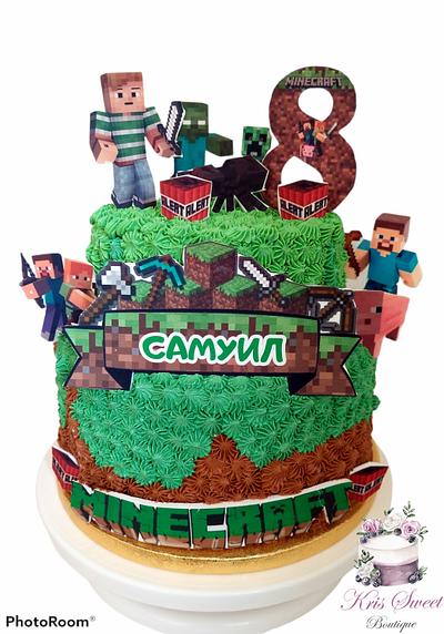 Minecraft  - Cake by Kristina Mineva