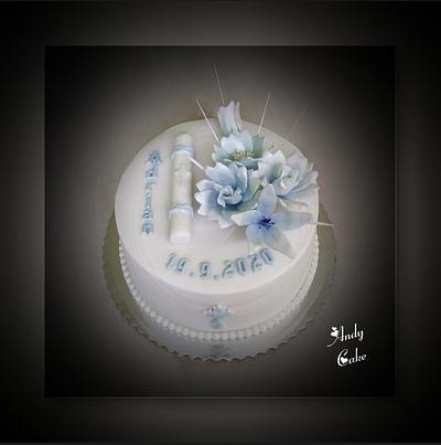 First holly communion cake - Cake by AndyCake