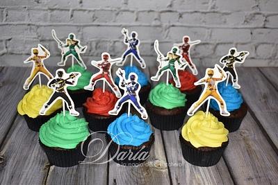 Cupcakes Power rangers - Cake by Daria Albanese