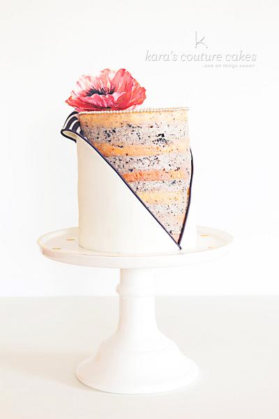 Modern & Cheeky Wedding Cake - Cake by Kara Andretta - Kara's Couture Cakes