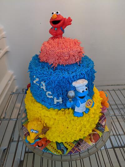 Sesame Street Birthday - Cake by Katsue