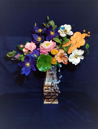 Spring Flower Bouquet - Cake by Dr RB.Sudha