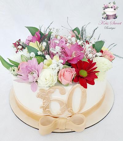 Flowers box - Cake by Kristina Mineva