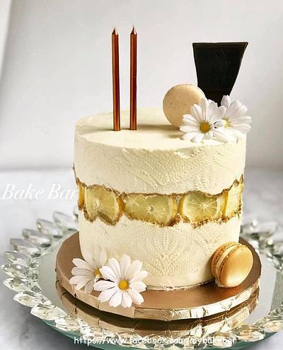 Lemon Faultline Cake - Cake by Prats