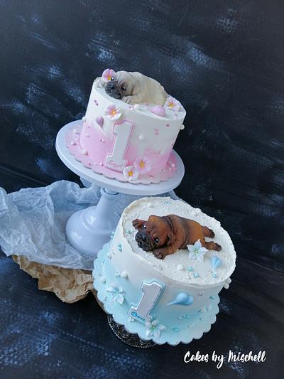Dog cakes - Cake by Mischell