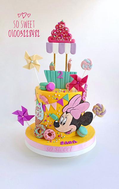 Mini mouse cake - Cake by SoSweetbyAlaaElLithy