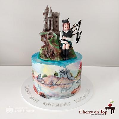 Scottish bag pipper cake - Cake by Cherry on Top Cakes