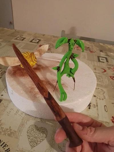 cake topper pickett boccino bacchetta - Cake by Littlesweety cake