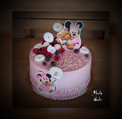 Minnie mouse birthday cake - Cake by AndyCake